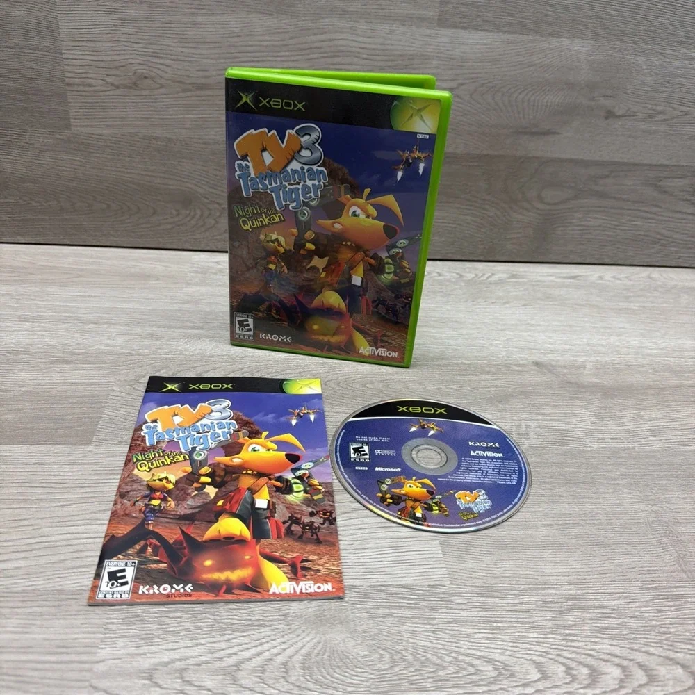 Ty The Tasmanian Tiger 3 Night Of The Kraken: Microsoft Xbox Tested - Picture 1 of 5